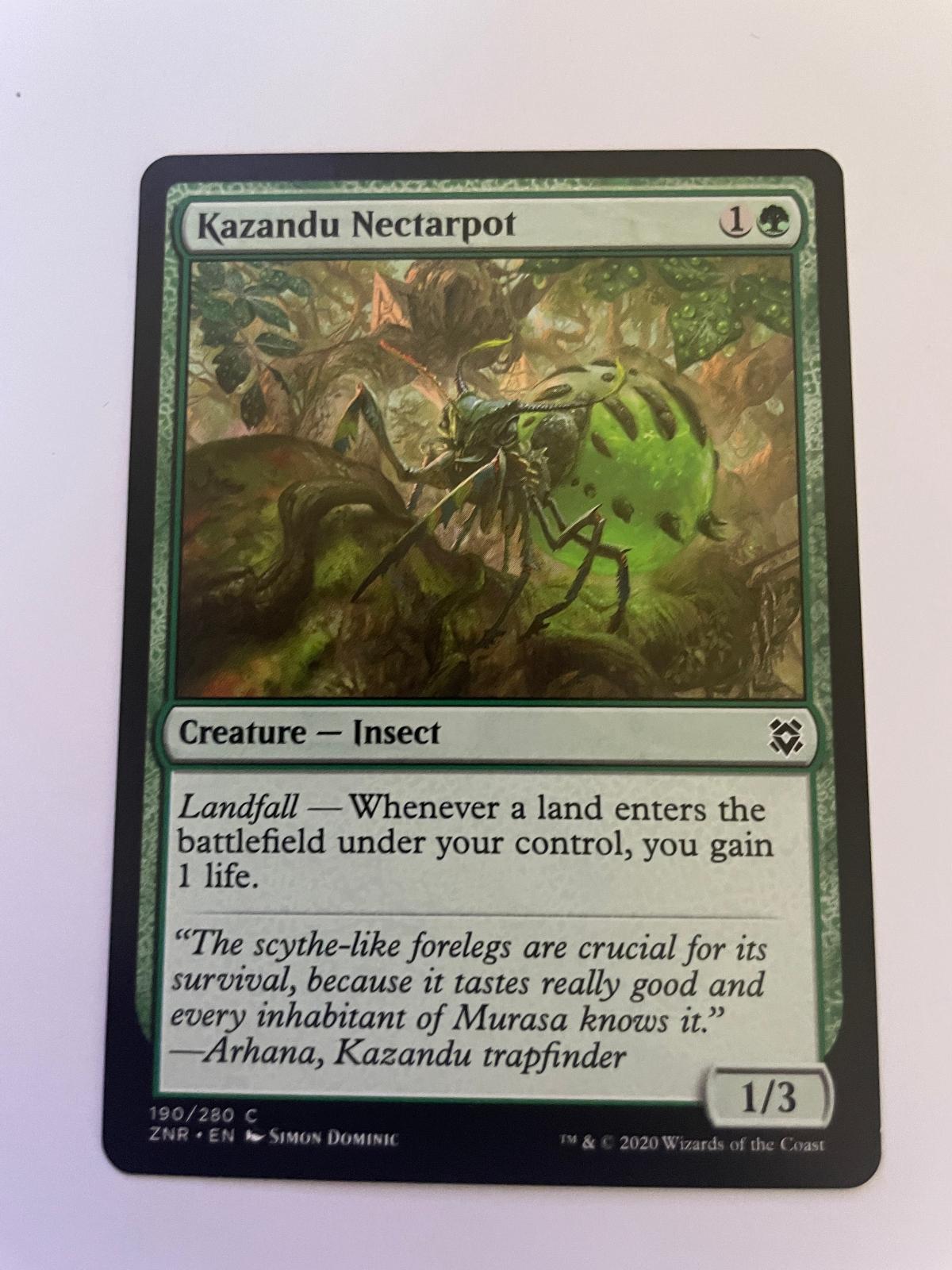Kazandu Nectarpot 190 Common Zendikar Rising Magic: The Gathering Near Mint
