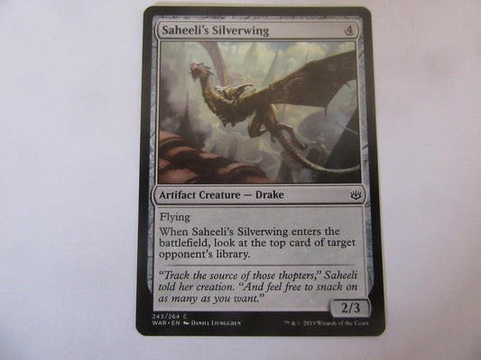Saheeli's Silverwing 243 War of the Spark NM