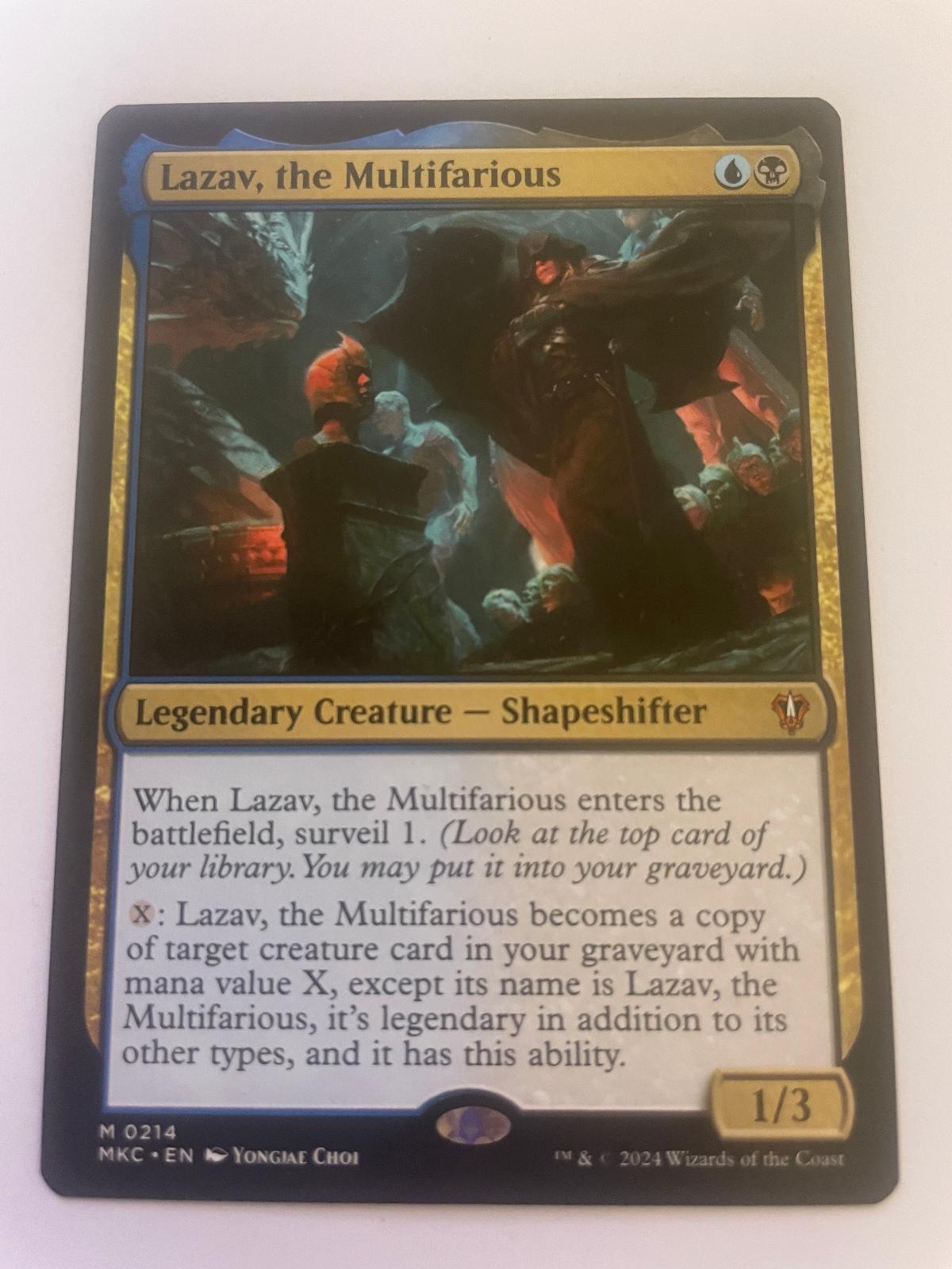 Lazav, the Multifarious 214 Commander:MKM Magic:The Gathering NM