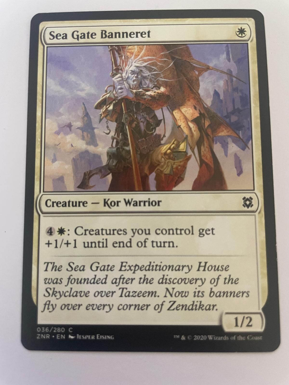 Sea Gate Banneret 36 Common Zendikar Rising Magic: The Gathering Near Mint
