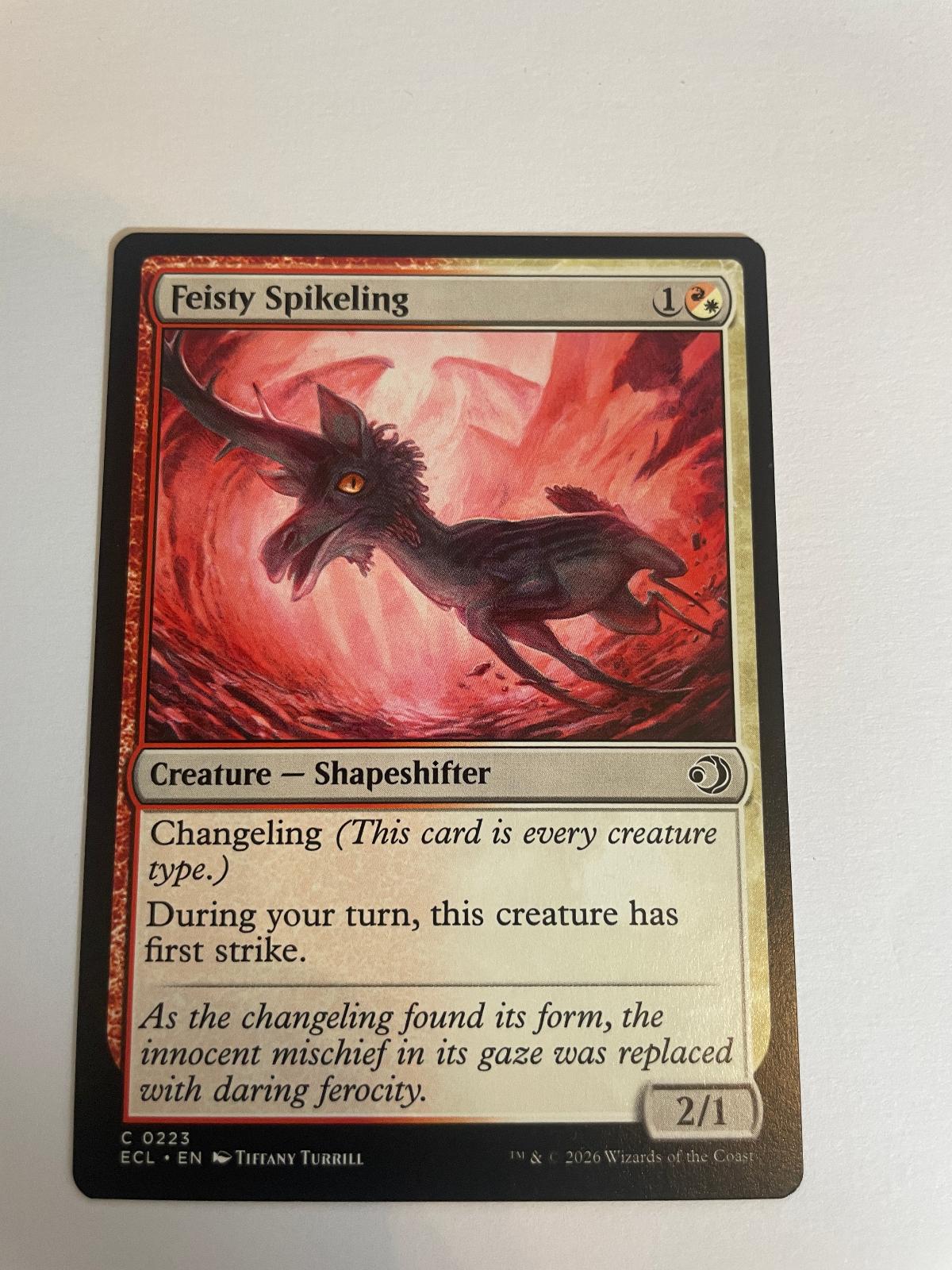 Feisty Spikeling 223 Lorwyn Eclipsed ECL NM
