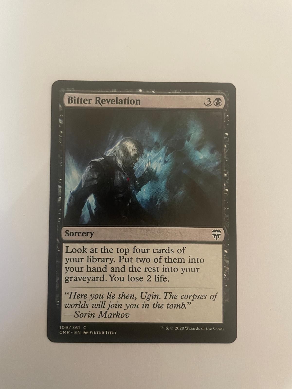 Bitter Revelation 109 Commander Legends CMR NM