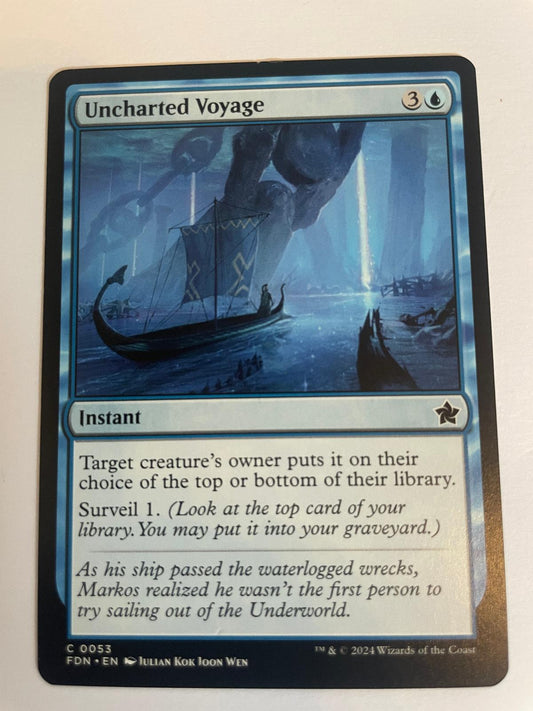 Uncharted Voyage 53 Foundations FDN NM