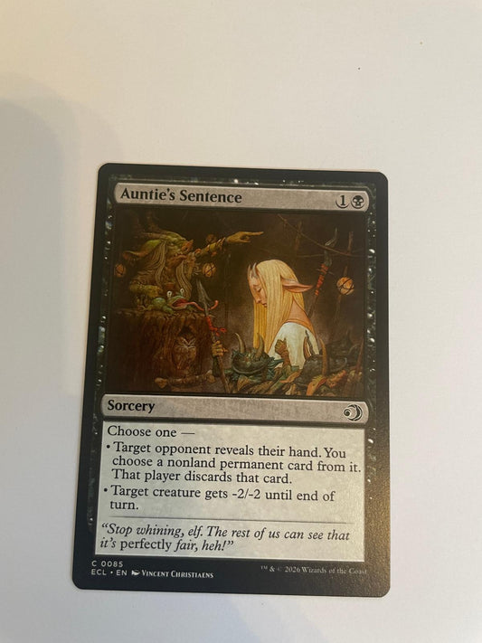 Auntie's Sentence 85 Lorwyn Eclipsed ECL NM