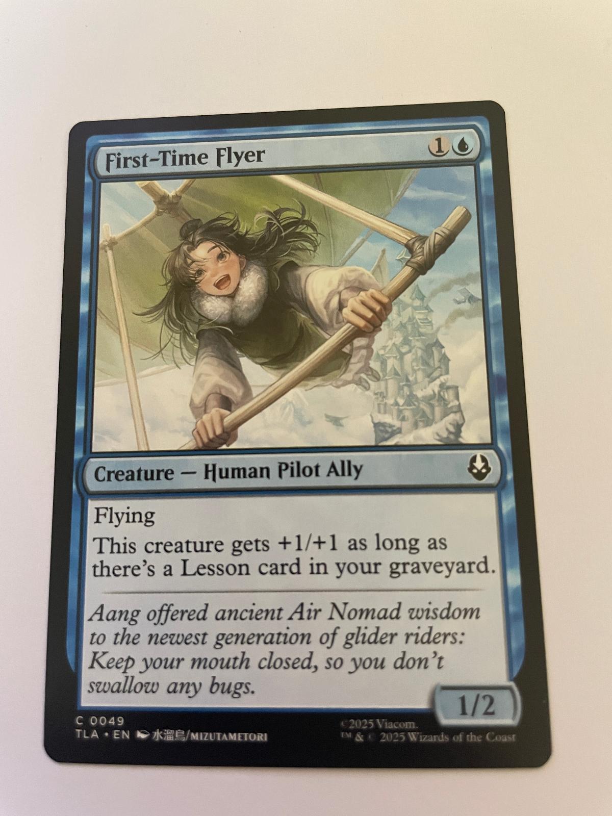 First-Time Flyer 49 Common Avatar: The Last Airbender Magic: The Gathering NM