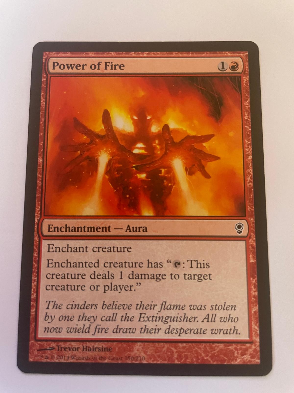 Power of Fire 150 Common Conspiracy Magic: The Gathering Near Mint