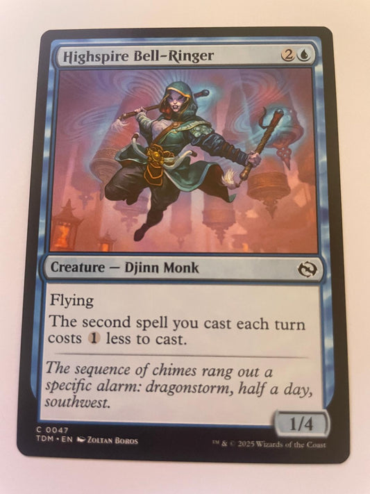 Highspire Bell-Ringer 47 Common Tarkir: Dragonstorm Magic: The Gathering NM