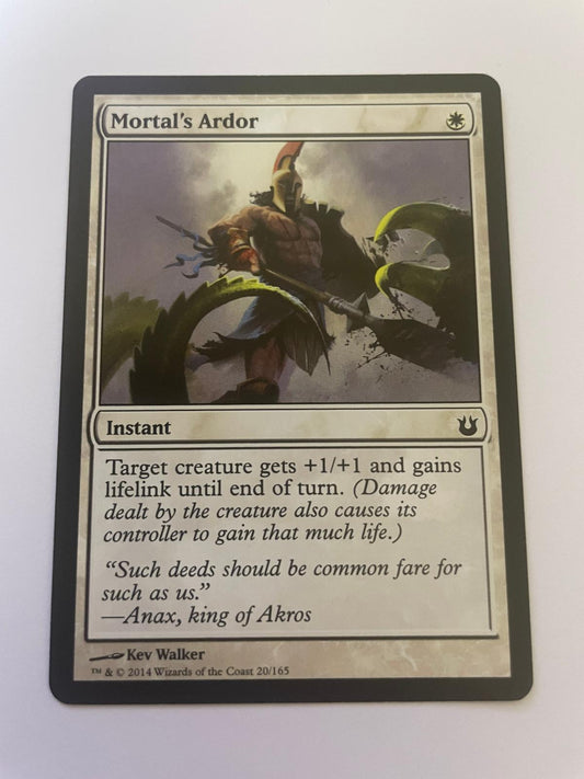 Mortal's Ardor 20 Common Born of the Gods Magic: The Gathering Near Mint