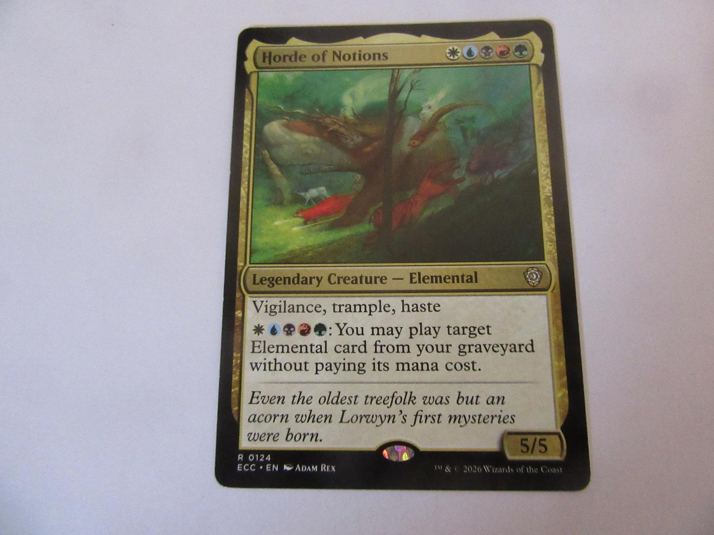 Horde of Notions 124 Commander: Lorwyn Eclipsed ECC NM