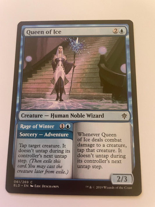 Queen of Ice 61 Common Throne of Eldraine Magic: The Gathering Near Mint