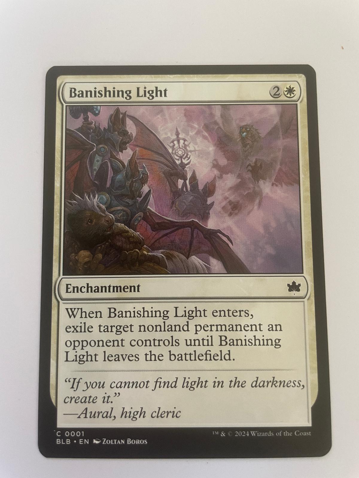 Banishing Light 1 Common Bloomburrow Magic: The Gathering Near Mint