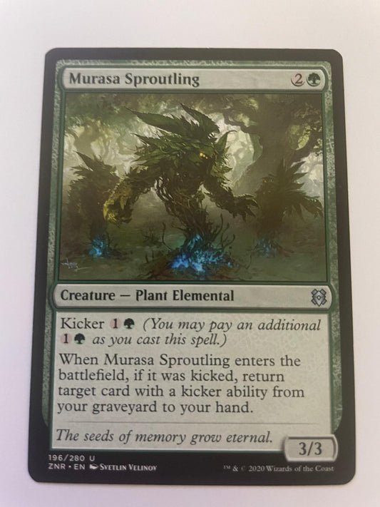 Murasa Sproutling 196 Uncommon Zendikar Rising Magic: The Gathering Near Mint