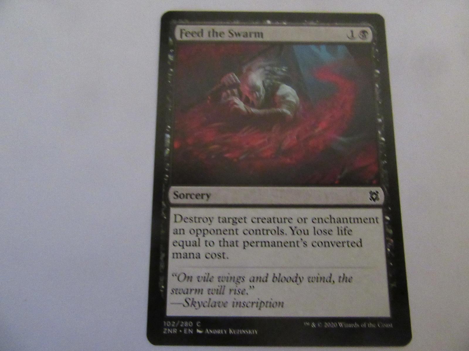 Feed the Swarm 102 Zendikar Rising NM