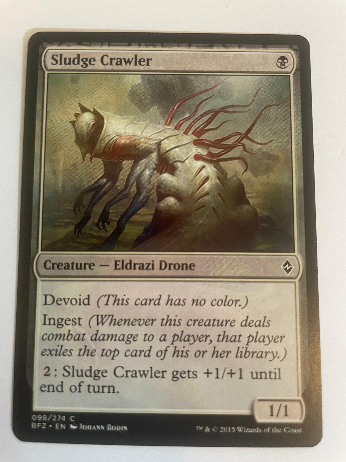 Sludge Crawler 98 Battle for Zendikar NM
