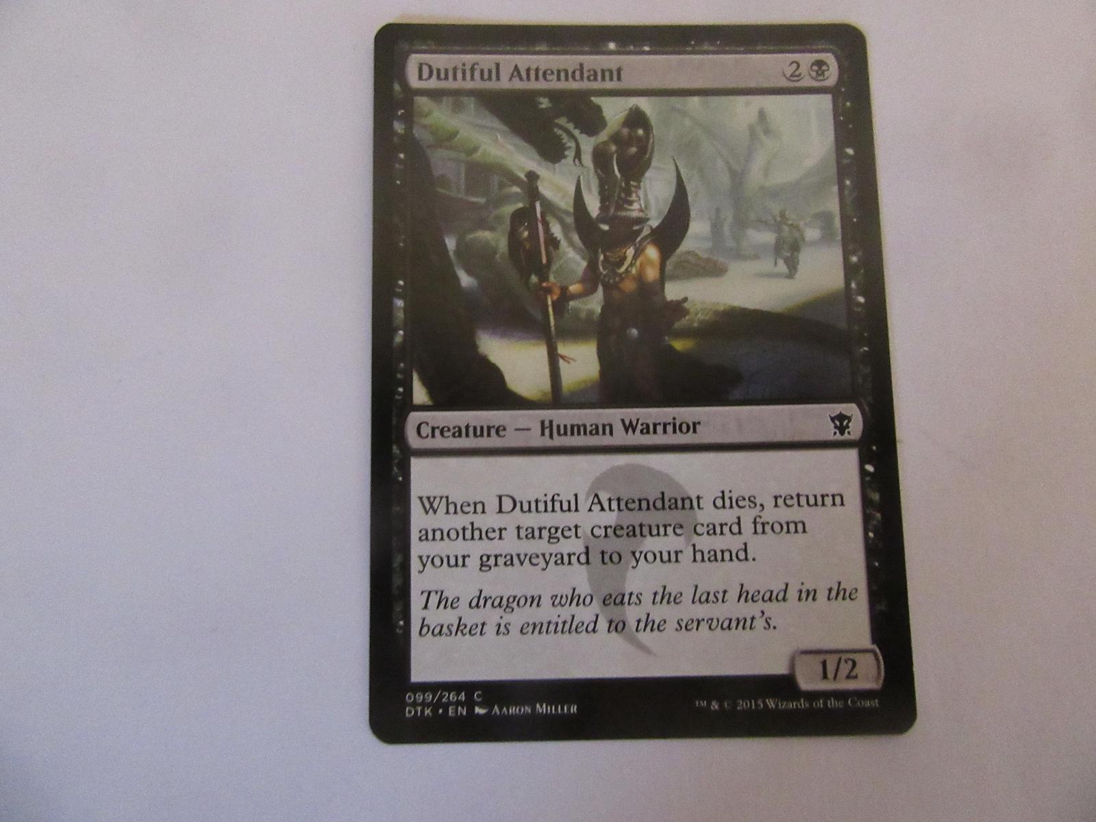 Dutiful Attendant 99 Dragons of Tarkir NM