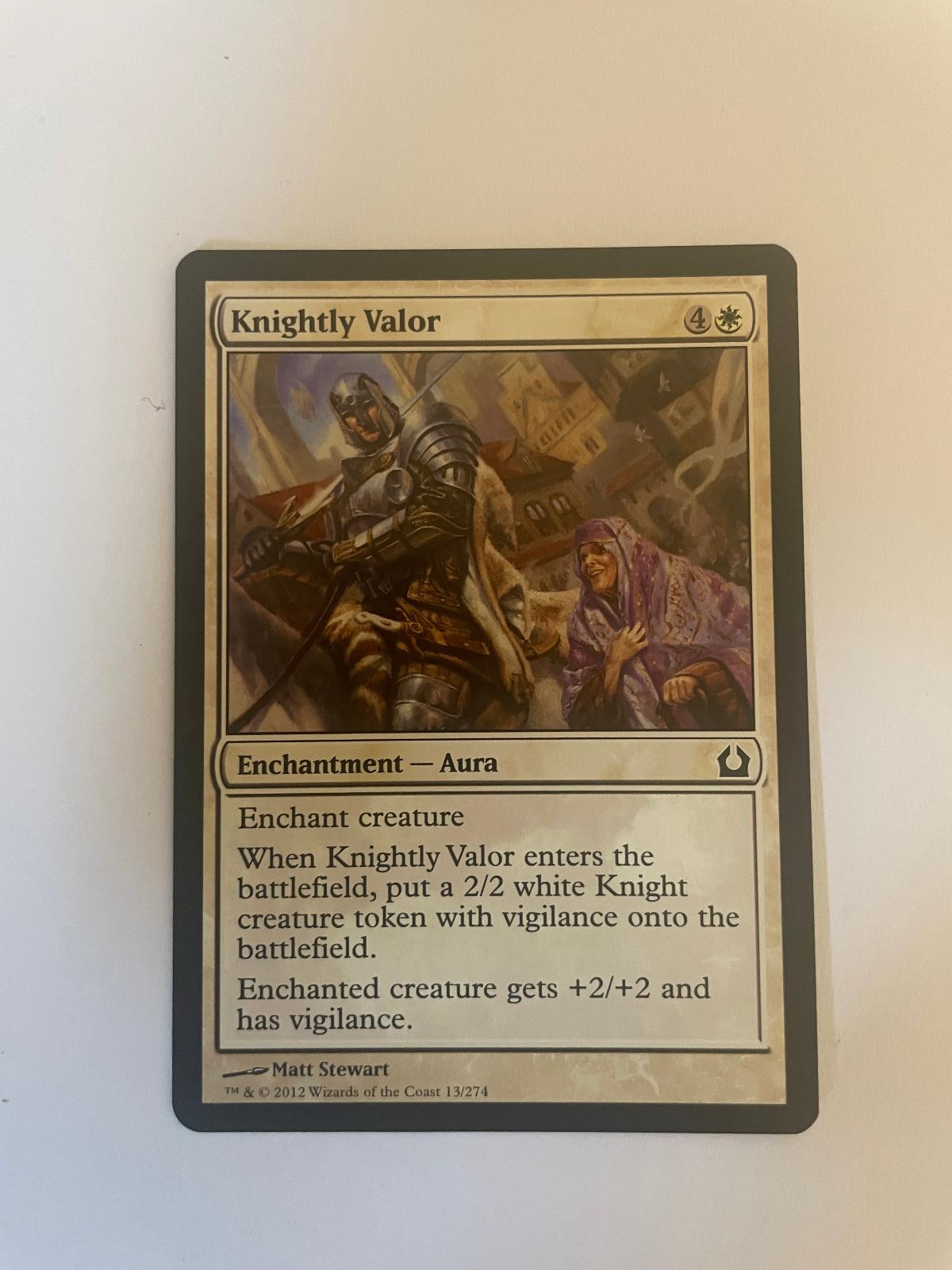Knightly Valor 13 Return to Ravnica RTR NM