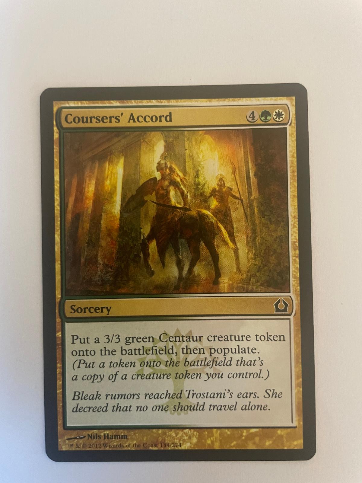 Coursers' Accord 154 Return to Ravnica RTR NM