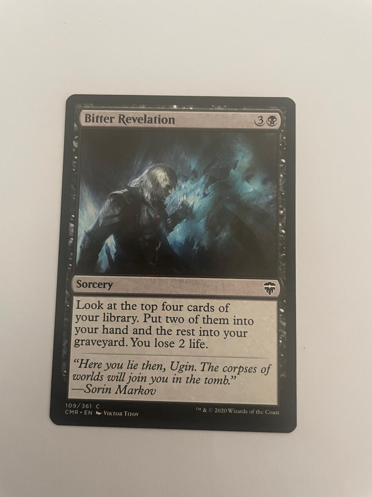 Bitter Revelation 109 Commander Legends CMR NM