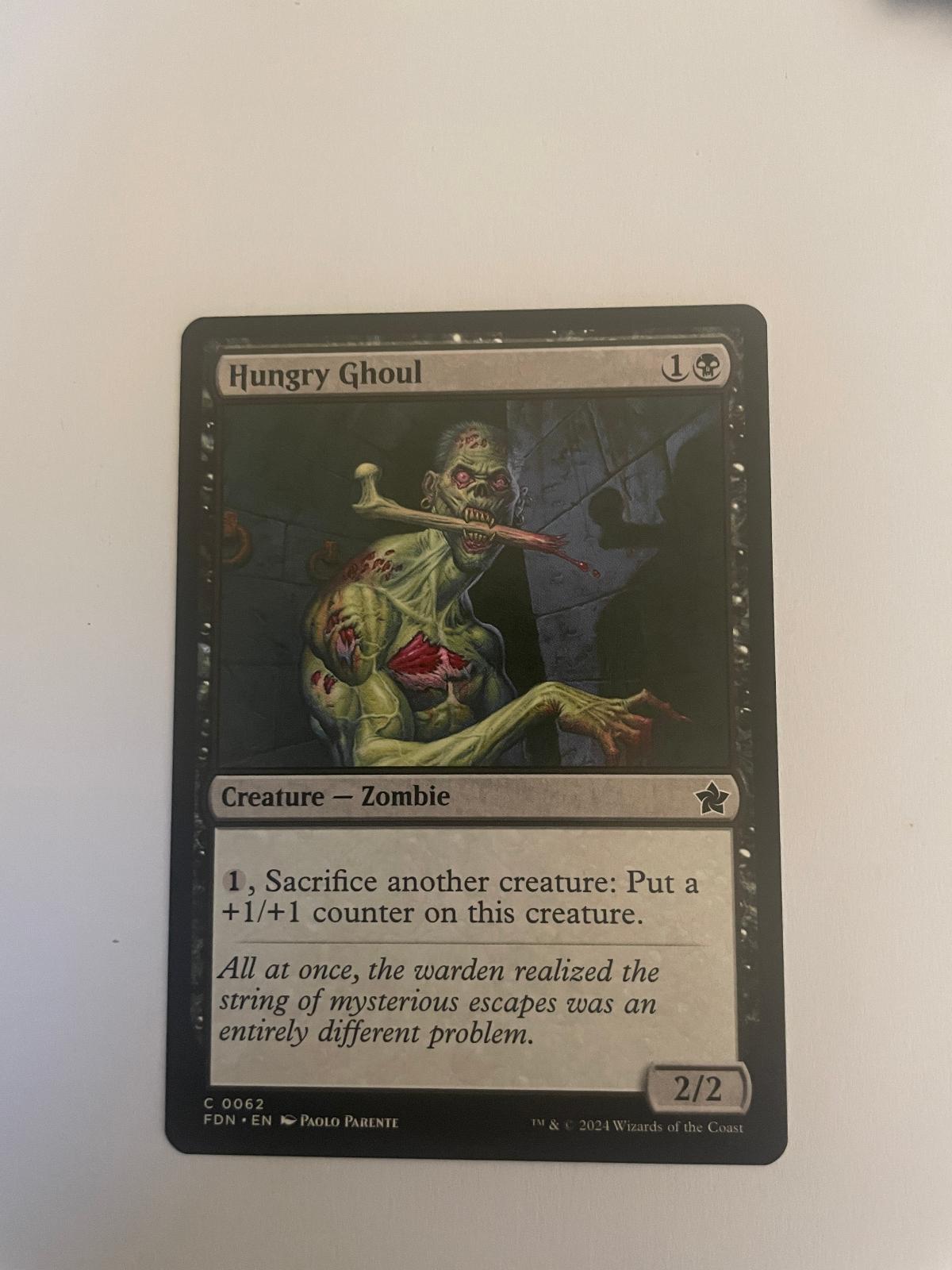 Hungry Ghoul 62 Foundations FDN NM