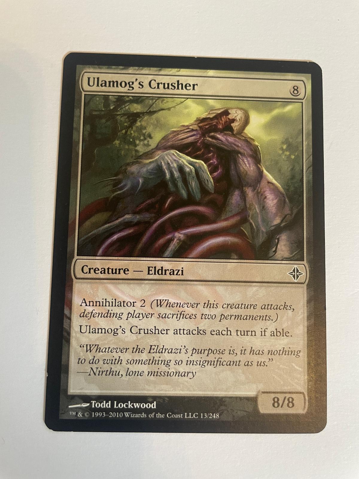 Ulamog's Crusher 13 Rise of the Eldrazi NM