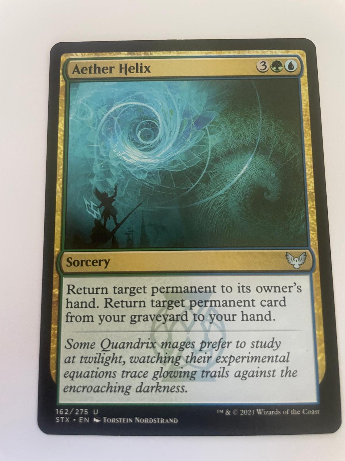 Aether Helix 162 Uncommon Strixhaven: School of Mages Magic: The Gathering NM