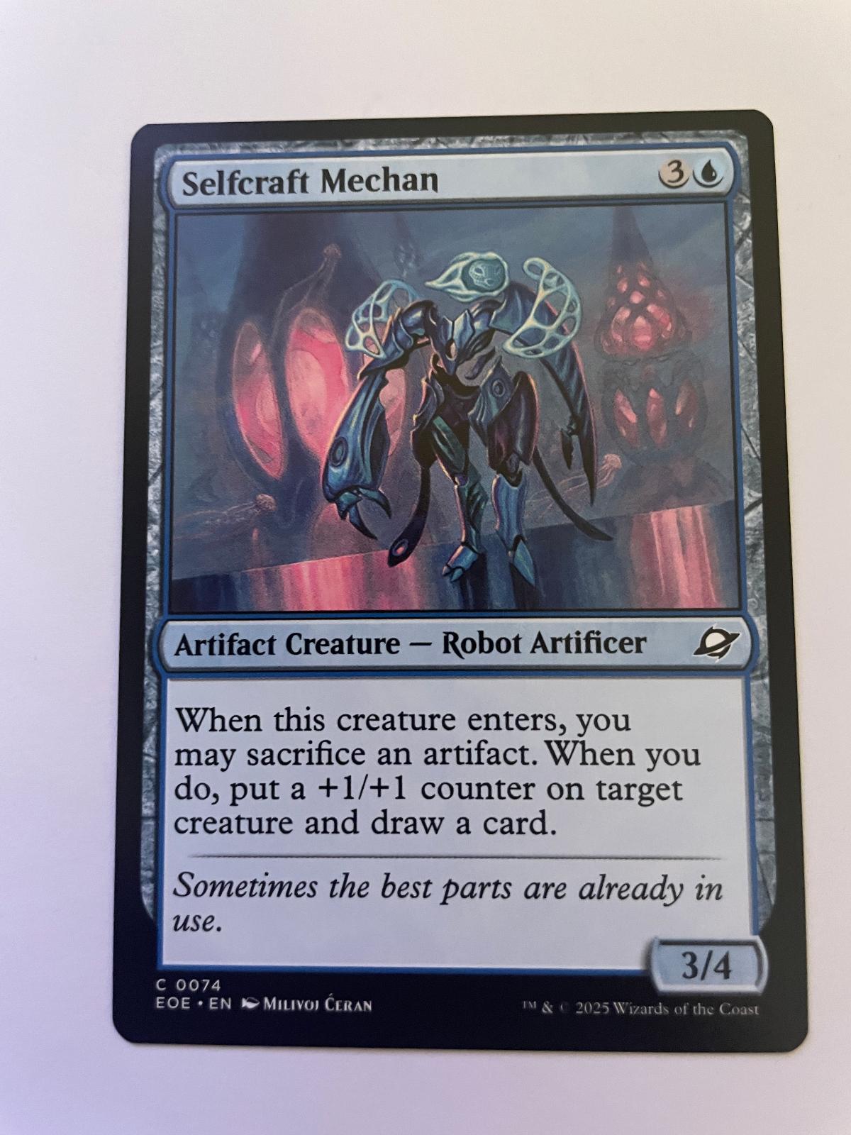Selfcraft Mechan 74 Common Edge of Eternities Magic: The Gathering Near Mint