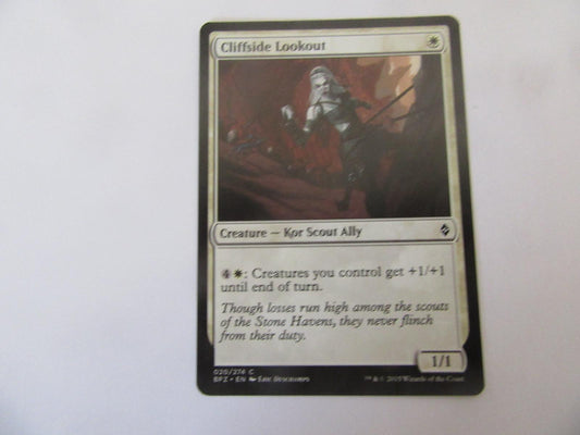Cliffside Lookout 20 Battle for Zendikar NM