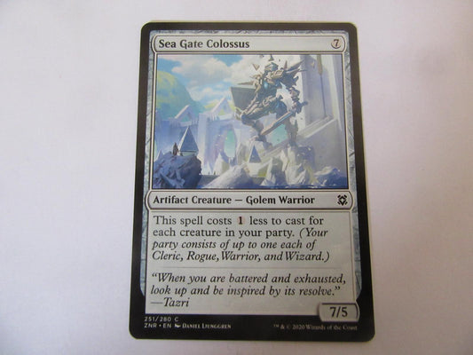 Sea Gate Colossus 251 Zendikar Rising NM