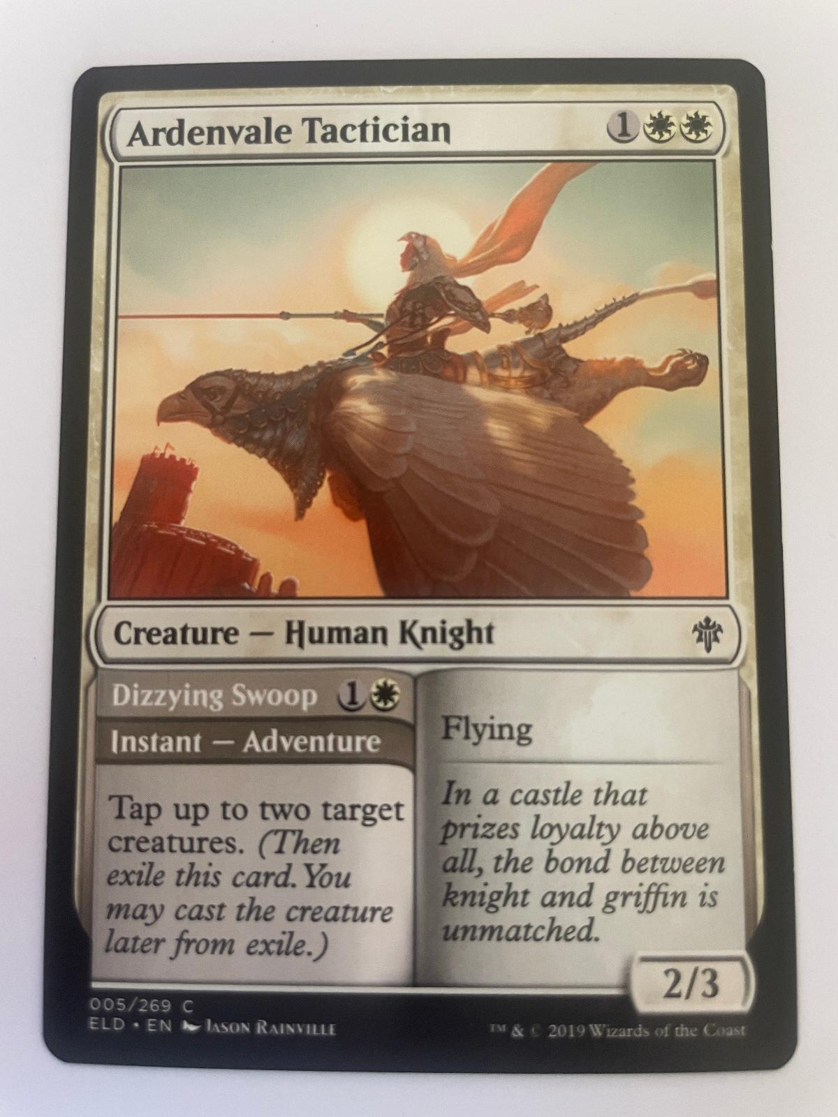 Ardenvale Tactician 5 Common Throne of Eldraine Magic: The Gathering Near Mint