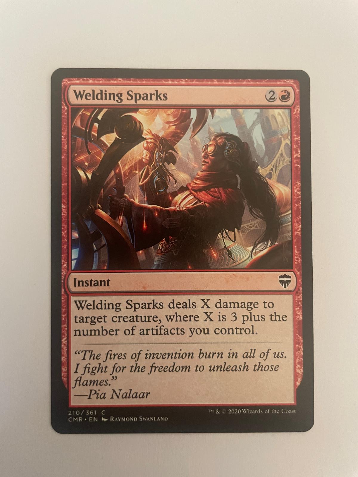 Welding Sparks 210 Commander Legends CMR NM