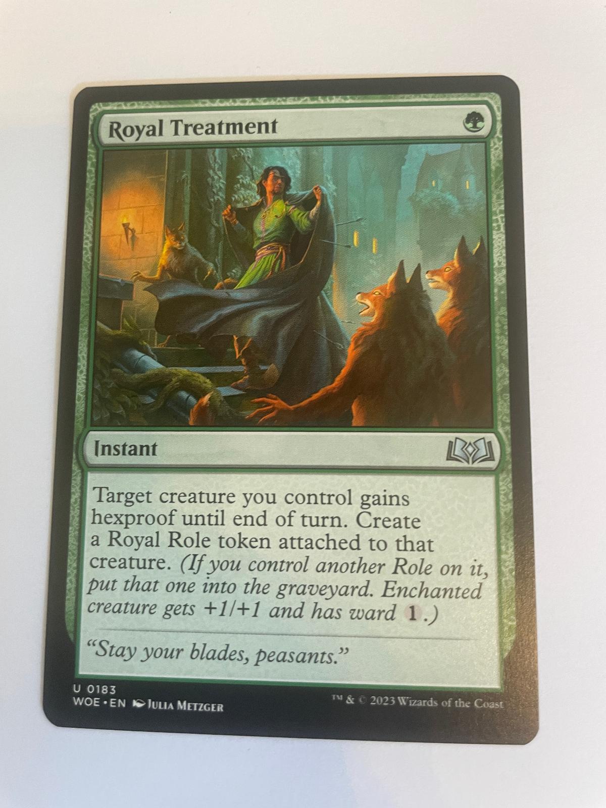 Royal Treatment 183 Wilds of Eldraine NM