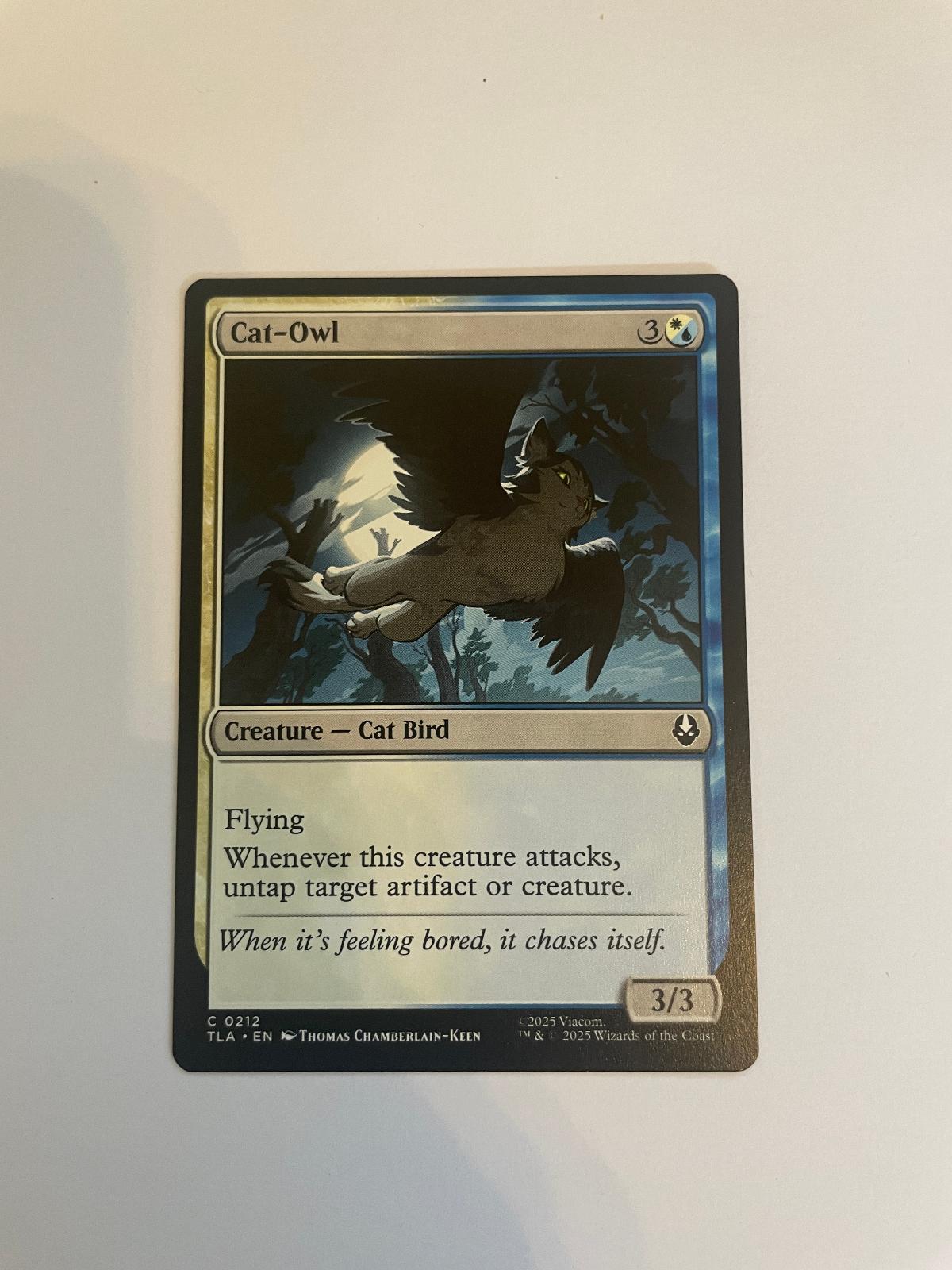 Cat-Owl 212 Avatar: The Last Airbender NM
