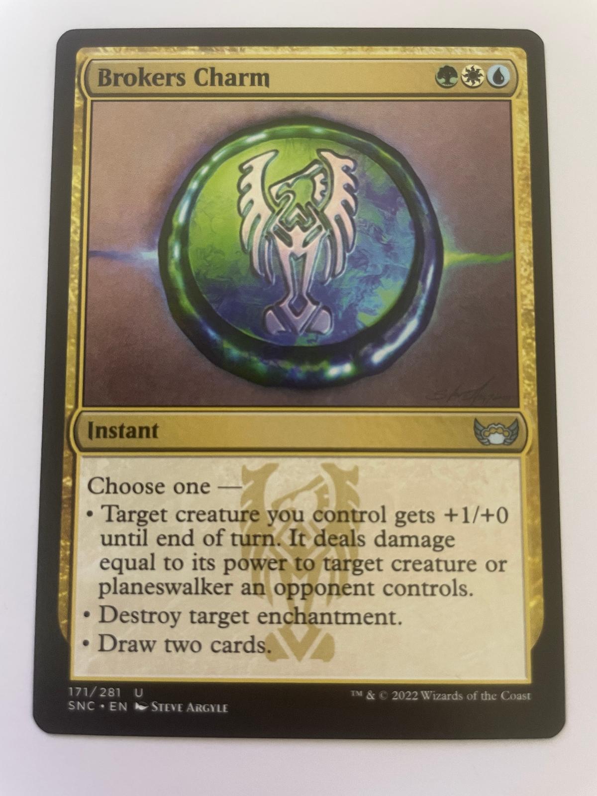 Brokers Charm 171 Uncommon Streets of New Capenna Magic: The Gathering Near Mint