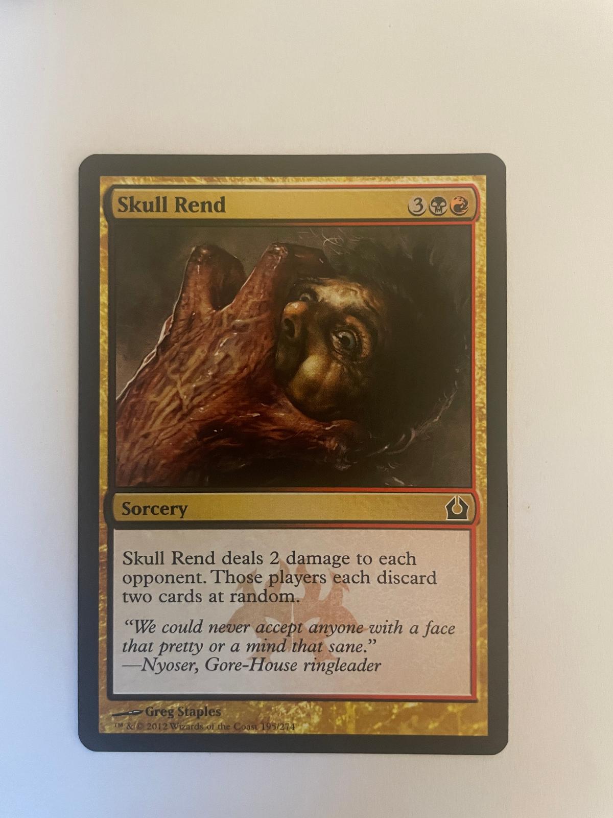 Skull Rend 195 Return to Ravnica RTR NM