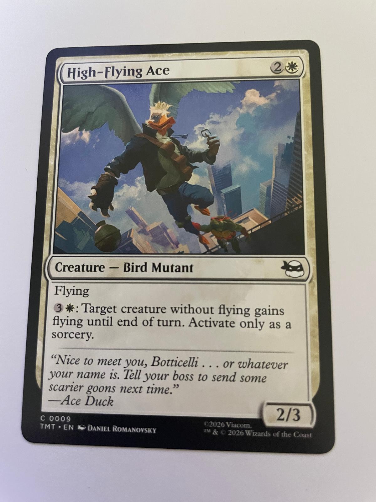 High-Flying Ace 0009 Common Teenage Mutant Ninja Turtles Magic: The Gathering NM