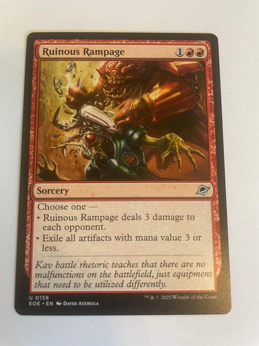 Ruinous Rampage 158 Edge of Eternities NM