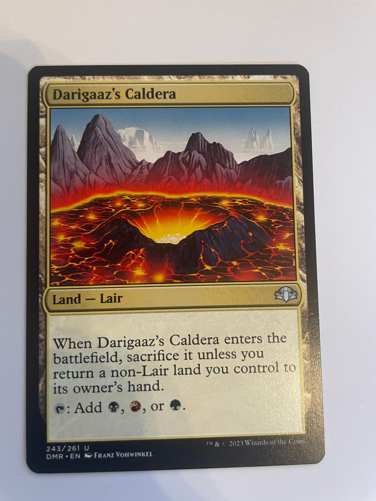 Darigaaz's Caldera 243 Dominaria Remastered NM