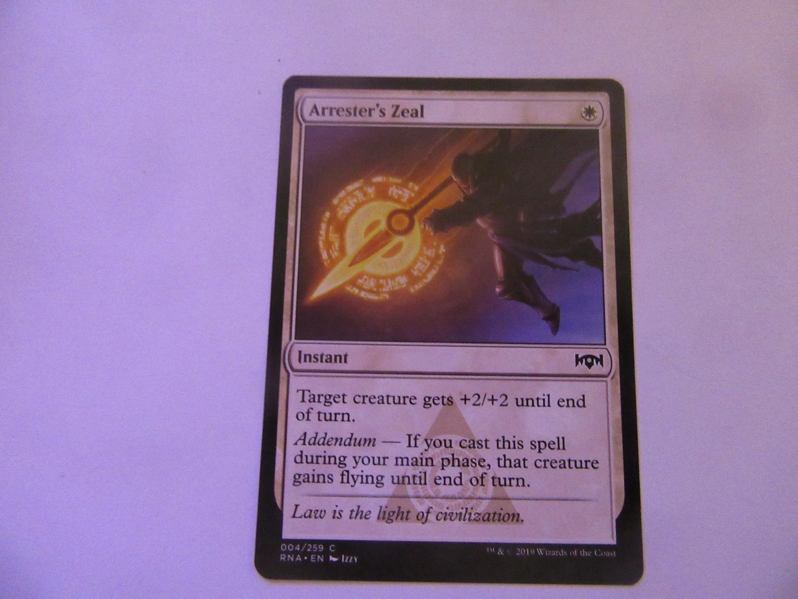 Arrester's Zeal 4 Ravnica Allegiance NM