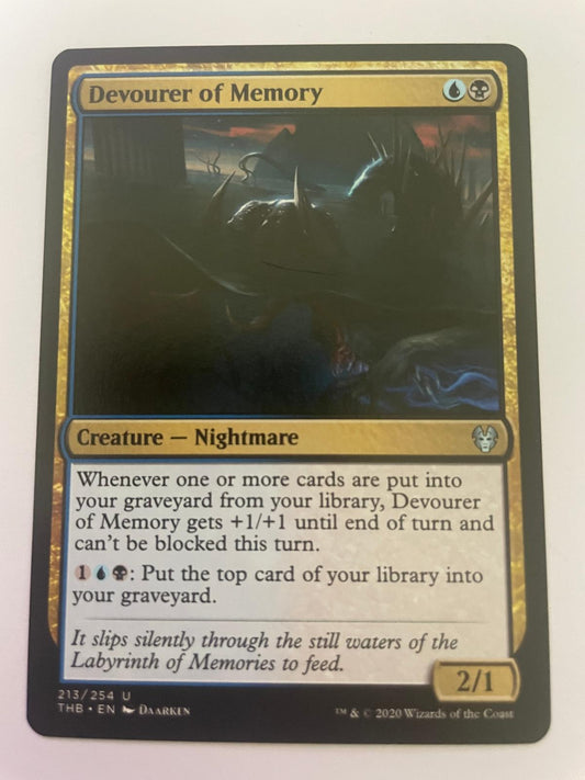 Devourer of Memory 213 Uncommon Theros Beyond Death Magic: The Gathering NM