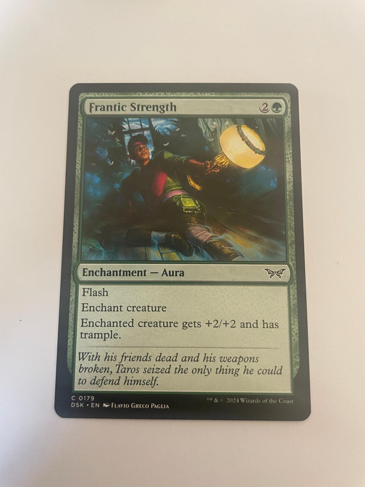 Frantic Strength 179 Duskmourn: House of Horror DSK NM