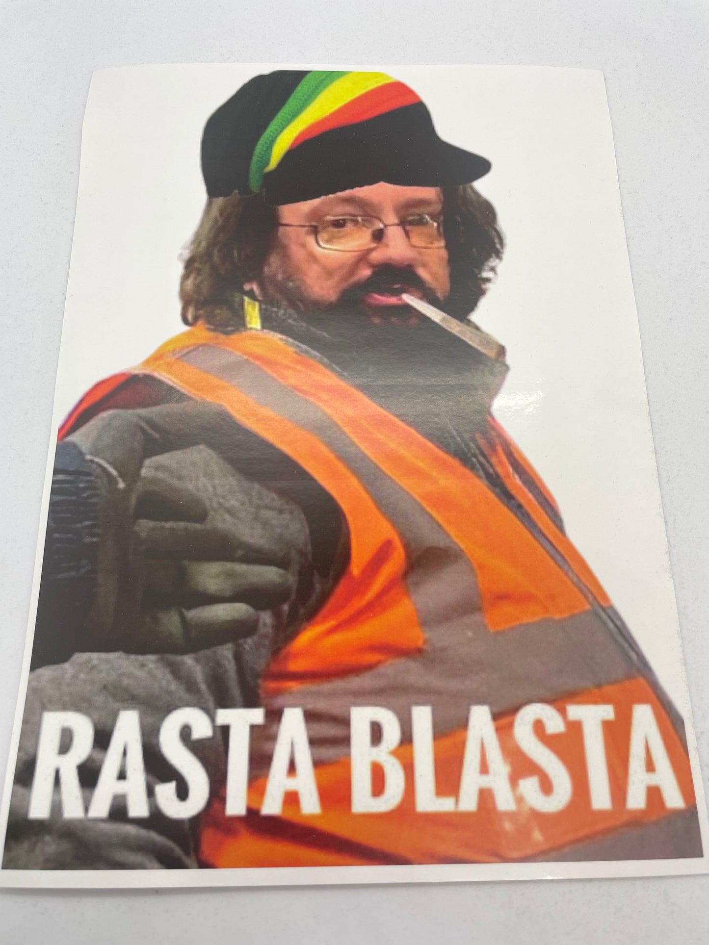 Rasta Blasta A4 stickers